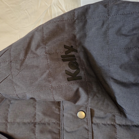 Eddie Bauer Men's Gray Quilted Jacket - Picture 5 of 8